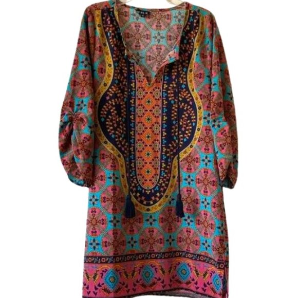 NLW Tunic Top - Women’s Size Small, Multicolored - Picture 1 of 7
